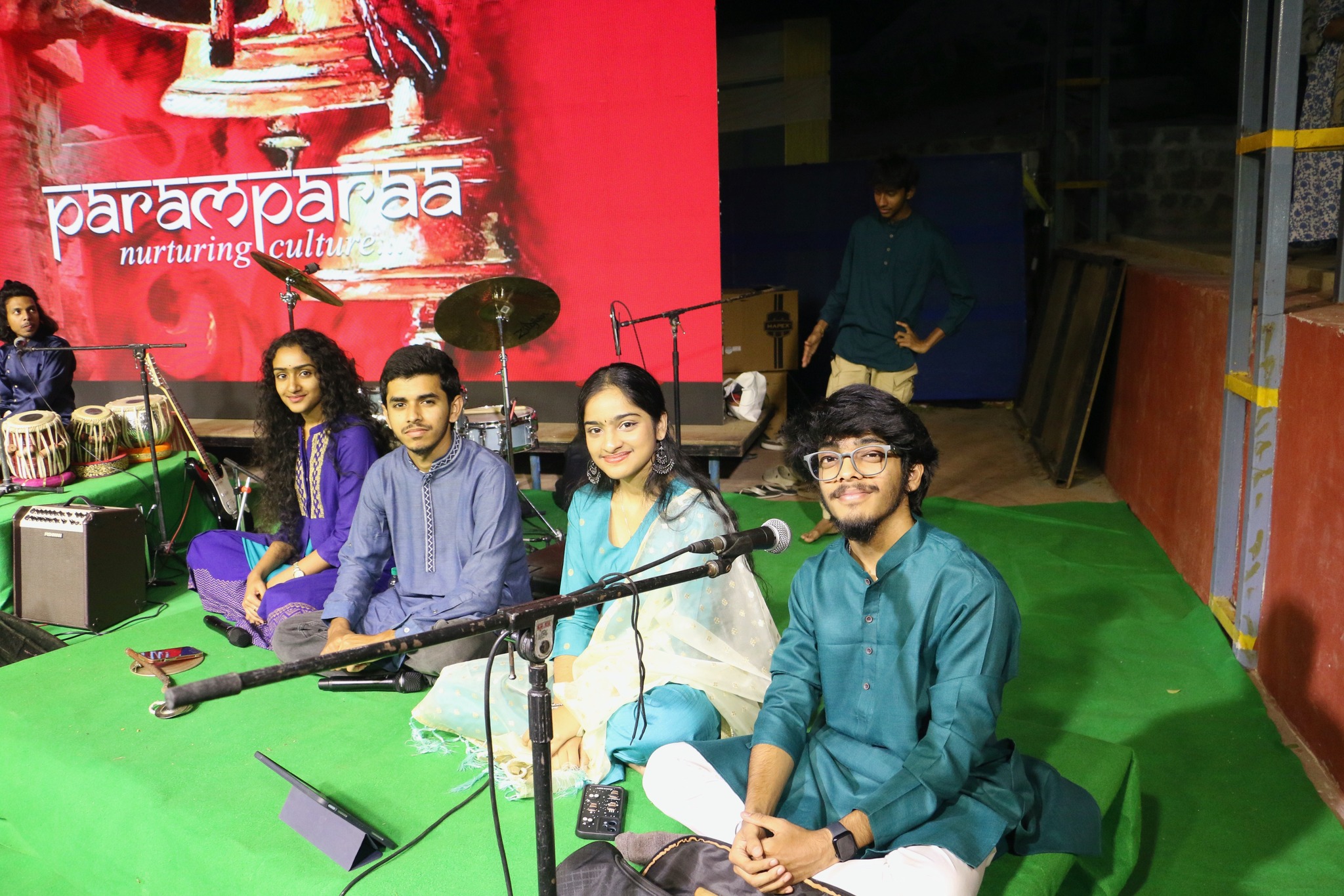 Band members at Paramparaa - Nurturing Culture